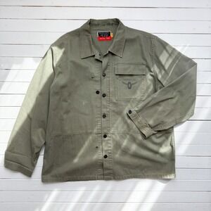 Barking Irons Bob Dylan Rolling Thunder P44 Shelter green jacket size XL